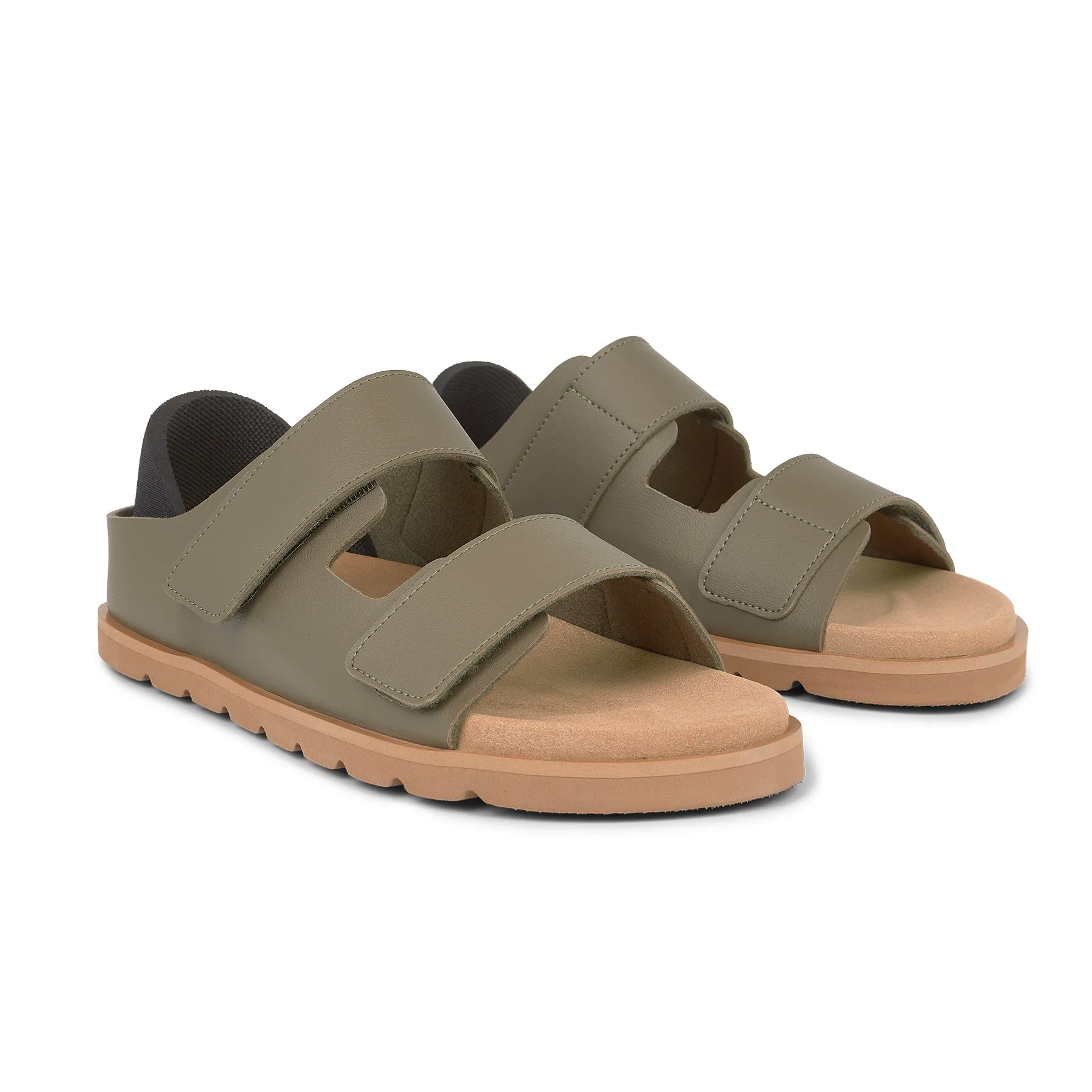 Tova Sandals in Khaki