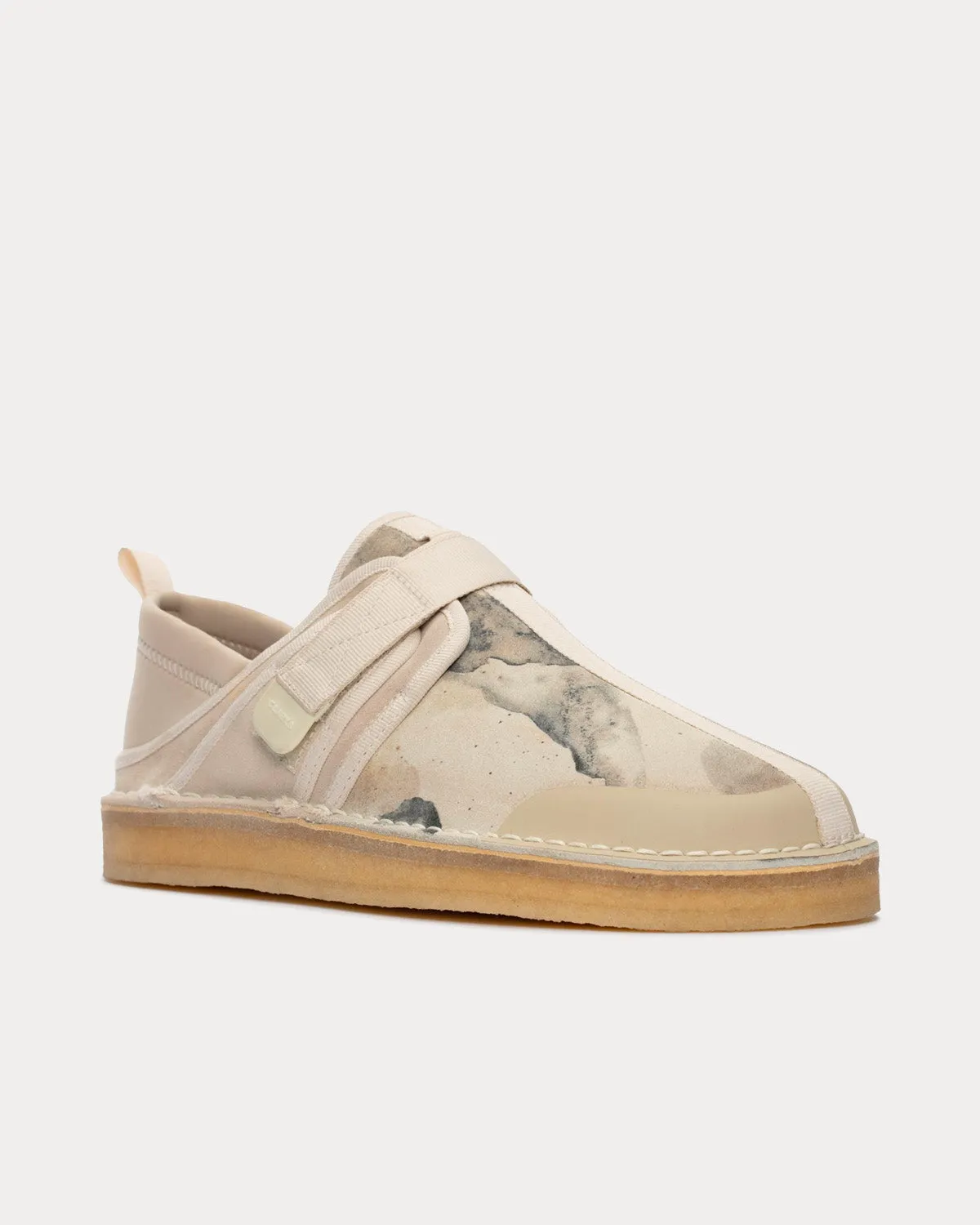 Trek Taiyo Off White Camo Slip Ons