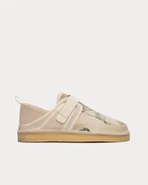 Trek Taiyo Off White Camo Slip Ons