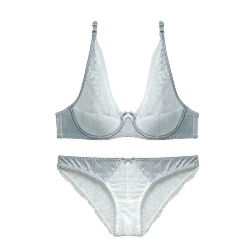Ultrathin Lace Push-Up Set  Elegant Embroidery and Delicate Fit