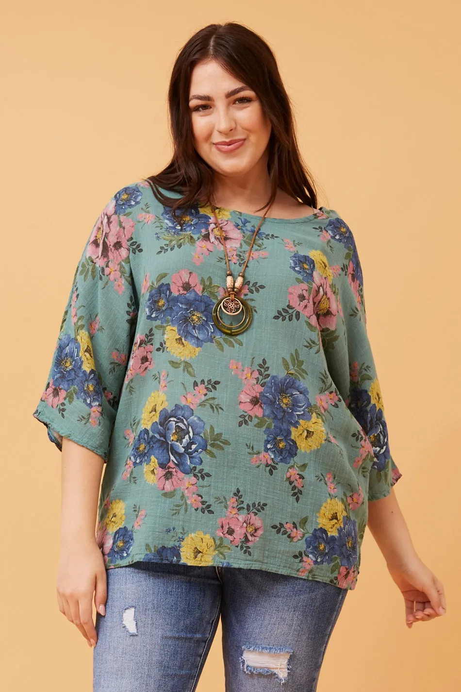 VIRDIS FLORAL TOP