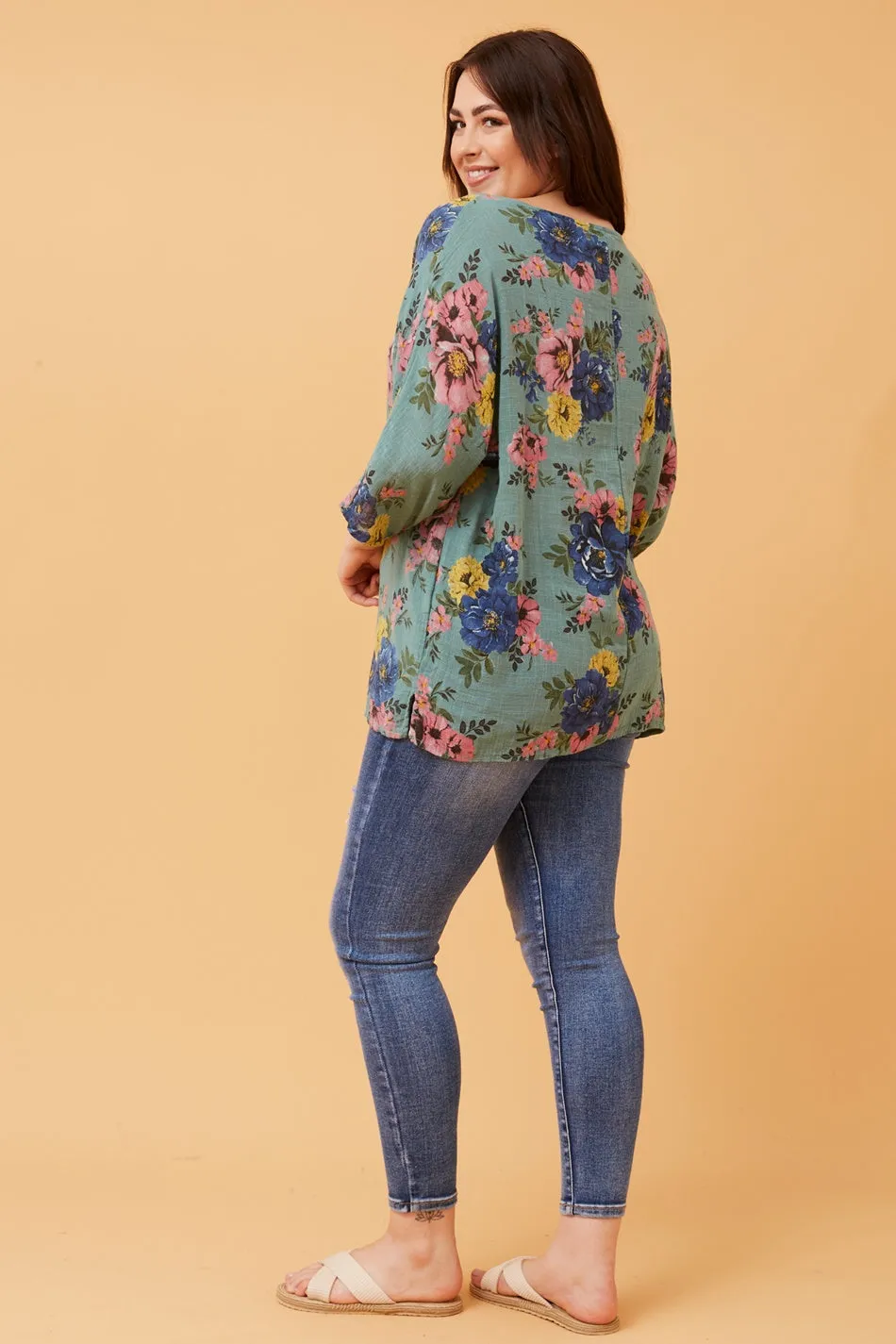 VIRDIS FLORAL TOP