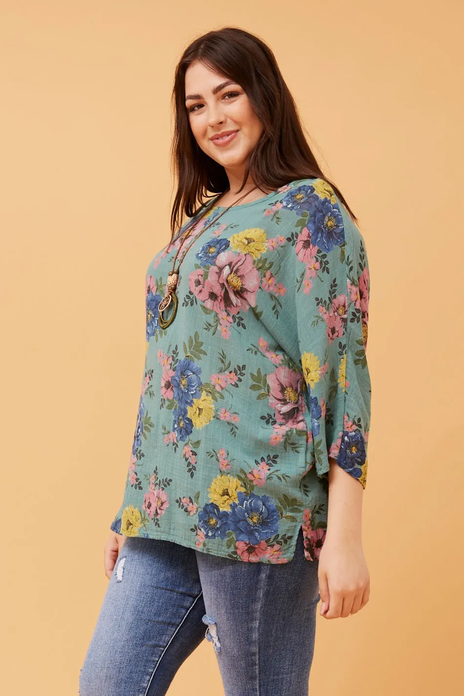 VIRDIS FLORAL TOP