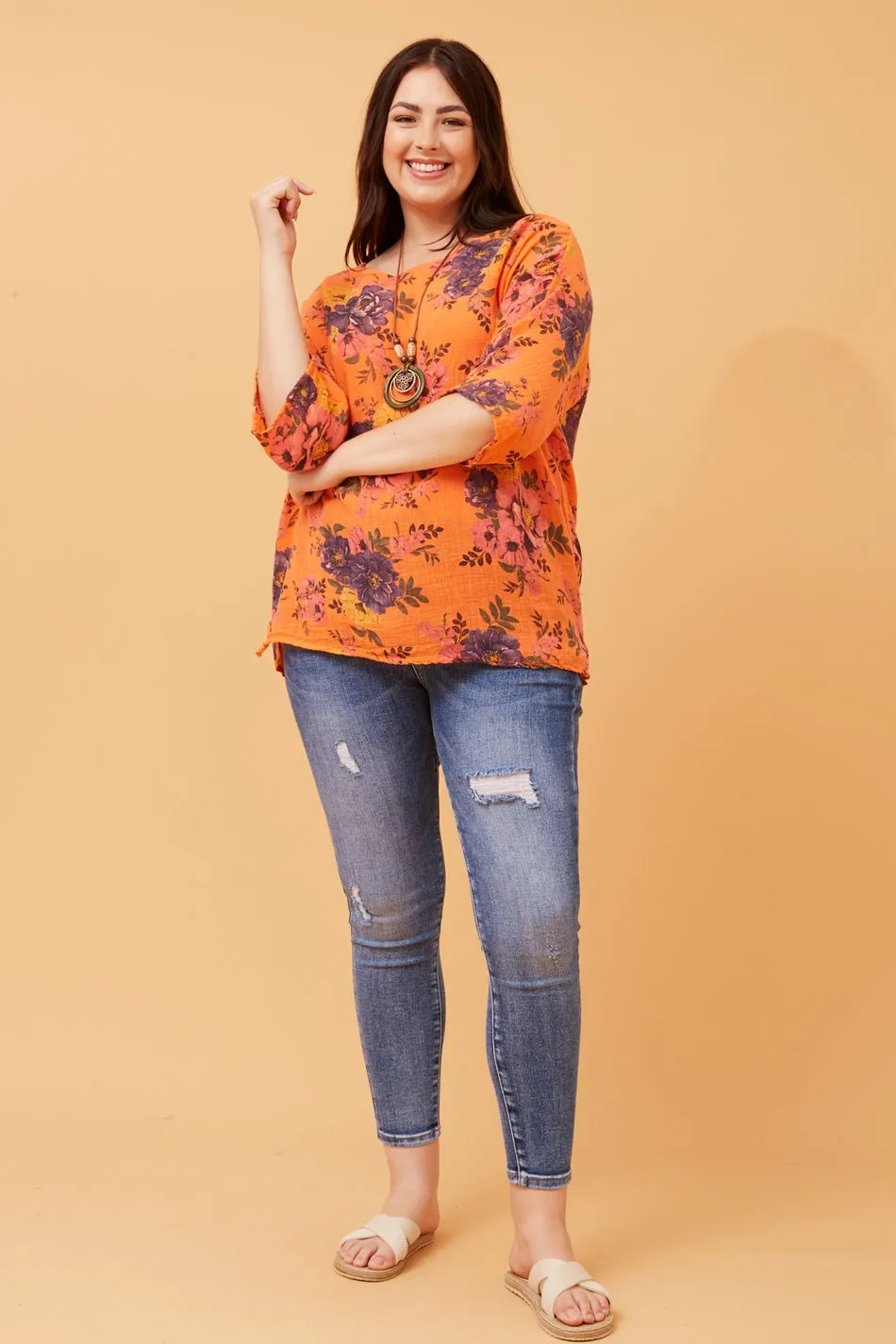 VIRDIS FLORAL TOP