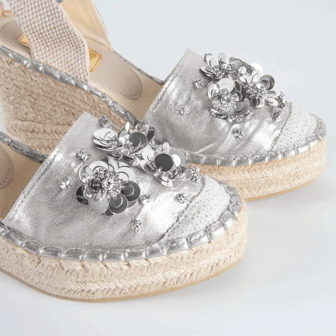 Wedge Shoe Espadrilles Elba Metal