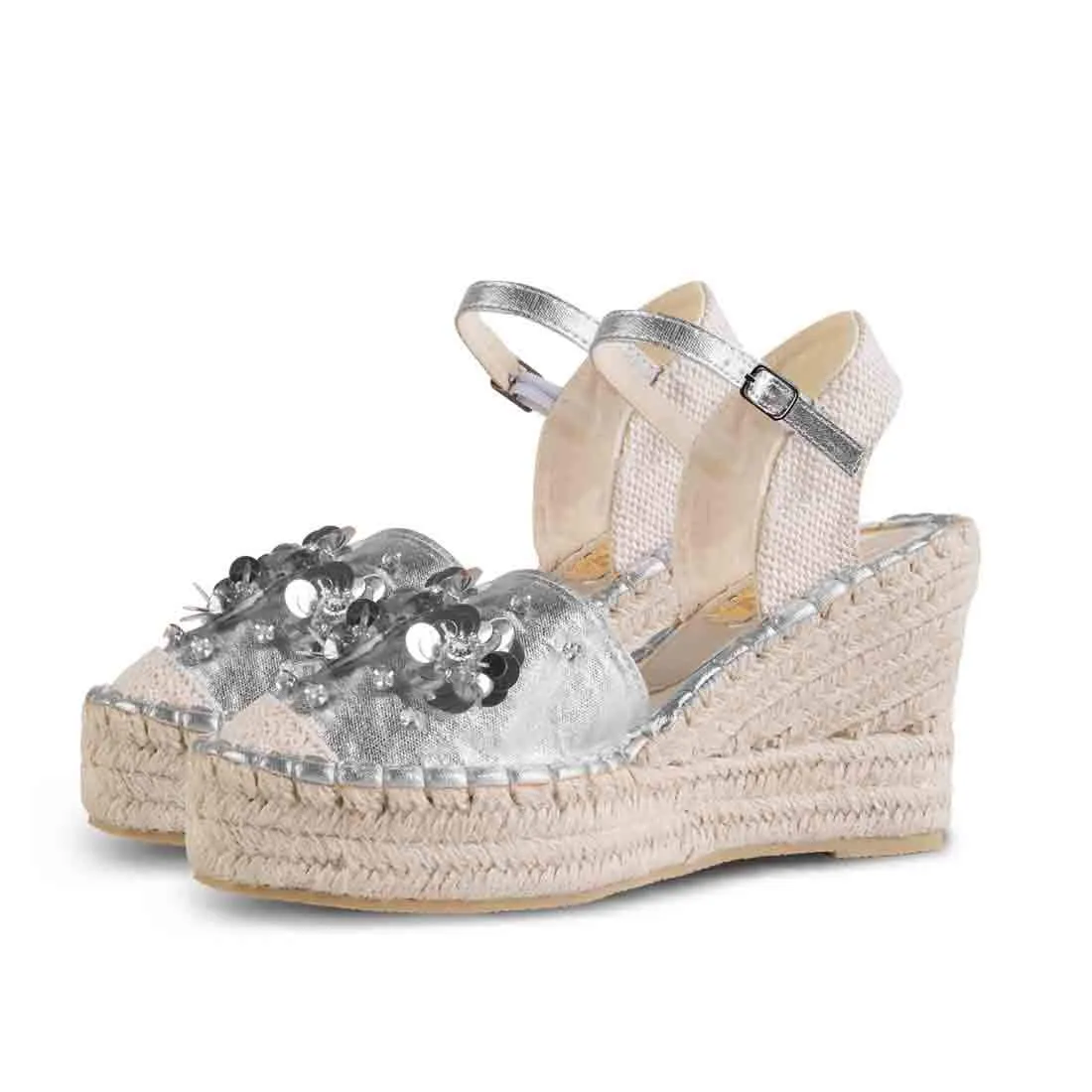 Wedge Shoe Espadrilles Elba Metal