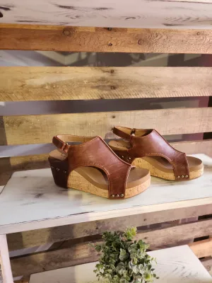 Whiskey Smooth Carley Wedge Open Toe Sandals