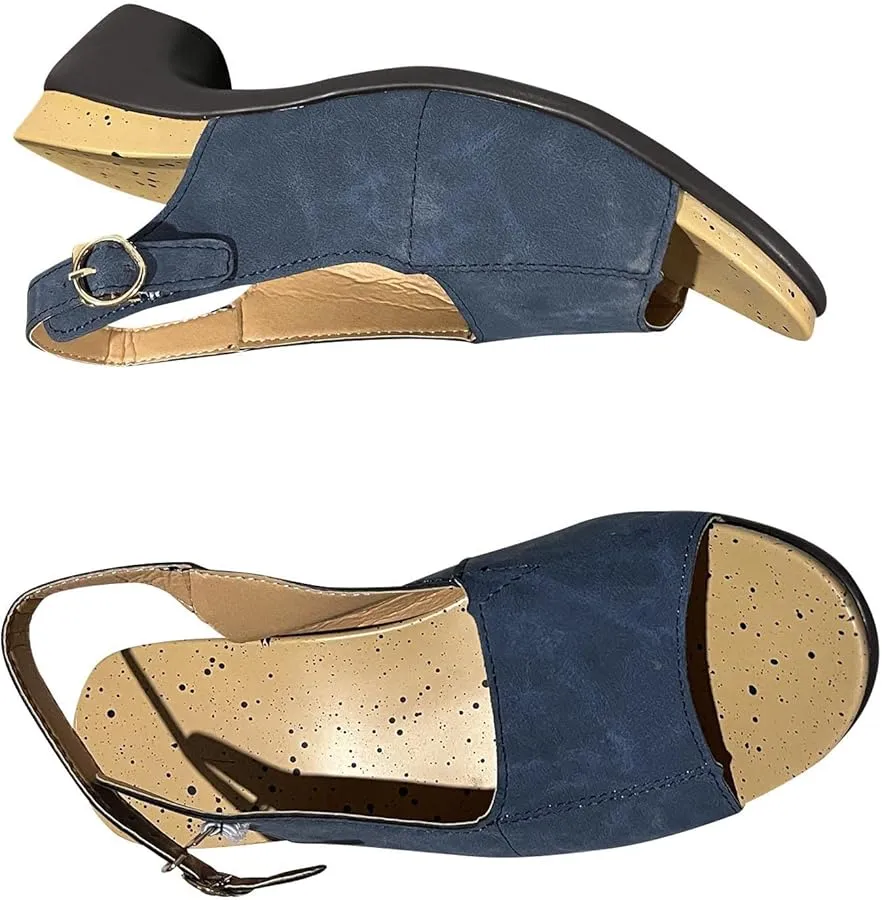 Women Sandals Toe Block Heel Sandals    S330911