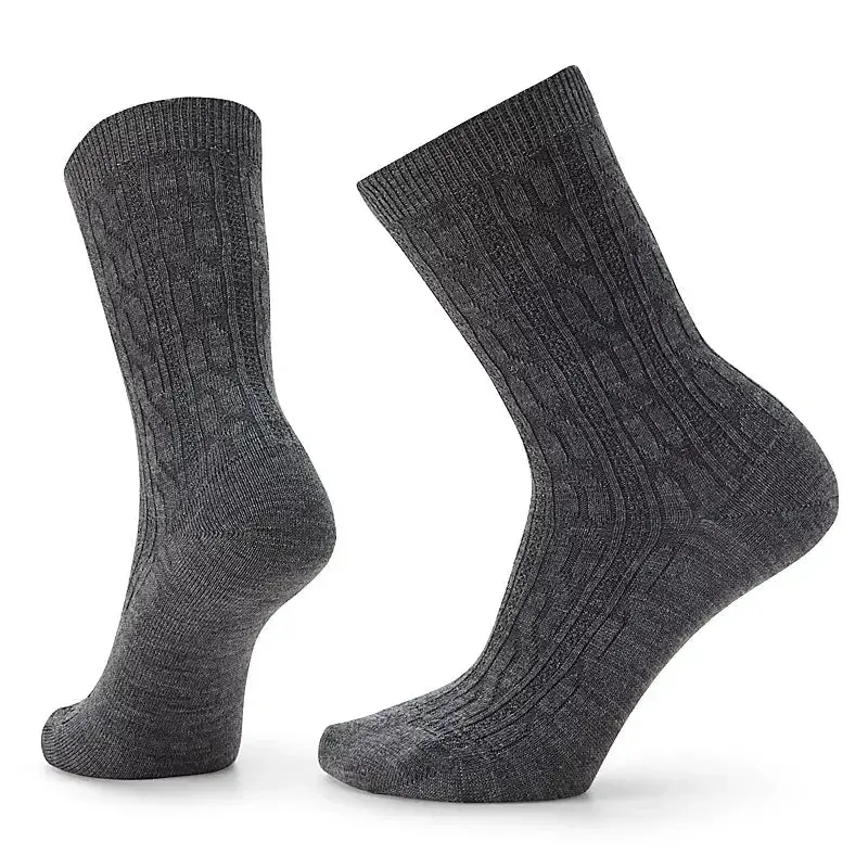 Women's Everyday Cable Crew Socks - Cozy, Stylish, and Effortless