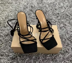 Women's High Heel Slim Party Dress Sandals    S4579805