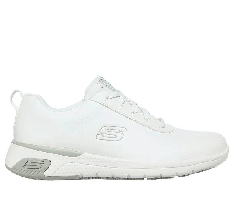 Women's Wide Fit Skechers 108010EC Marsing Gmina Slip Resistant Trainers