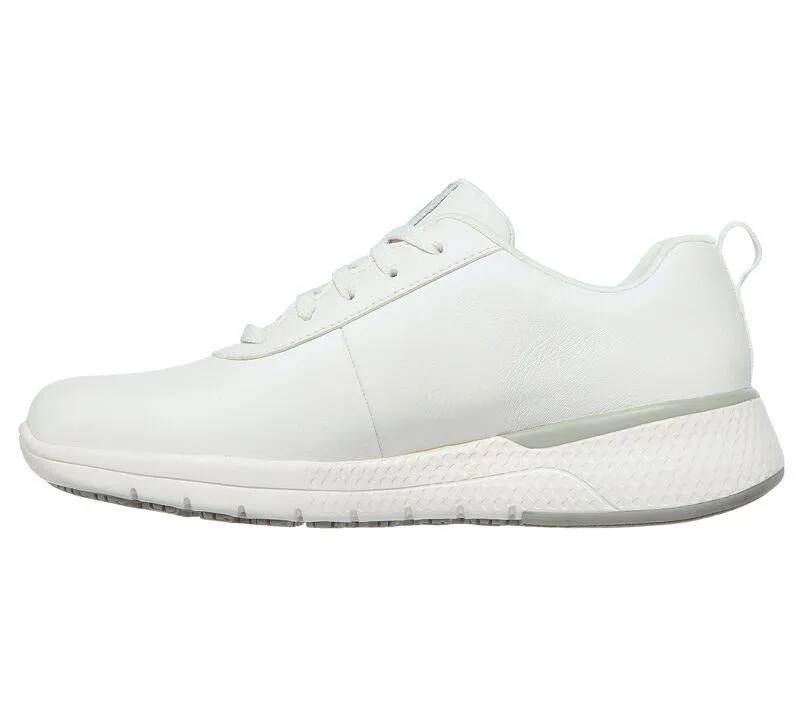 Women's Wide Fit Skechers 108010EC Marsing Gmina Slip Resistant Trainers