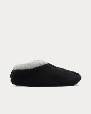 Y's For Living Boa Black Slip Ons