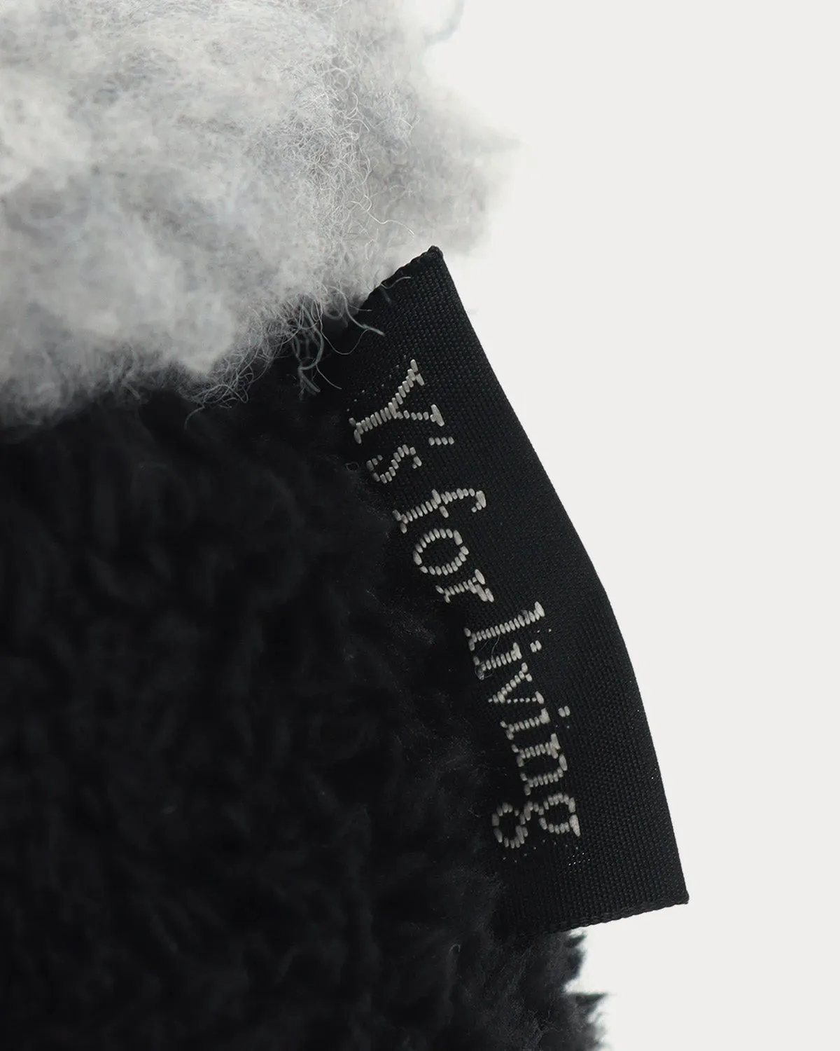 Y's For Living Boa Black Slip Ons